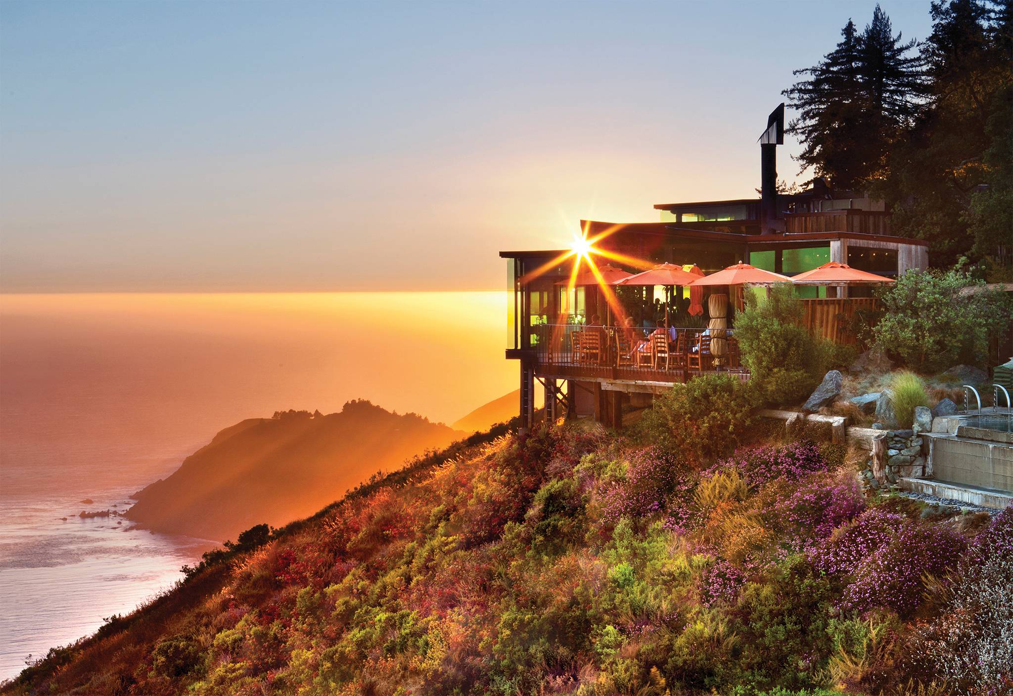 Post Ranch Inn_2_Sierra Mar Restaurant at Sunset_Kodiak Greenwood.jpg